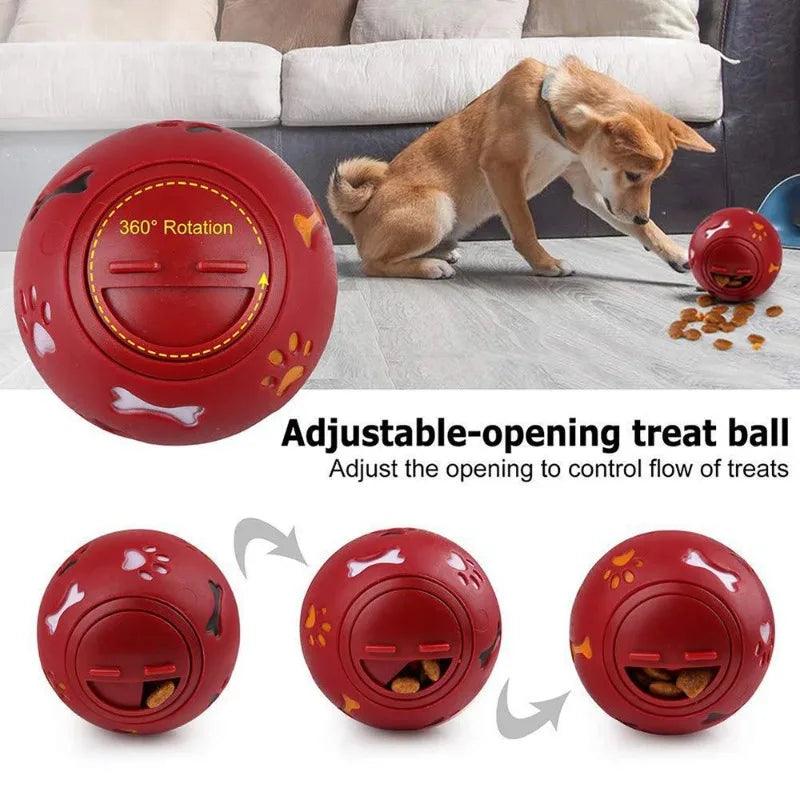 Treat and Food Dispensing Dog Ball | Interactive Dog Feeder - Bark & Bones