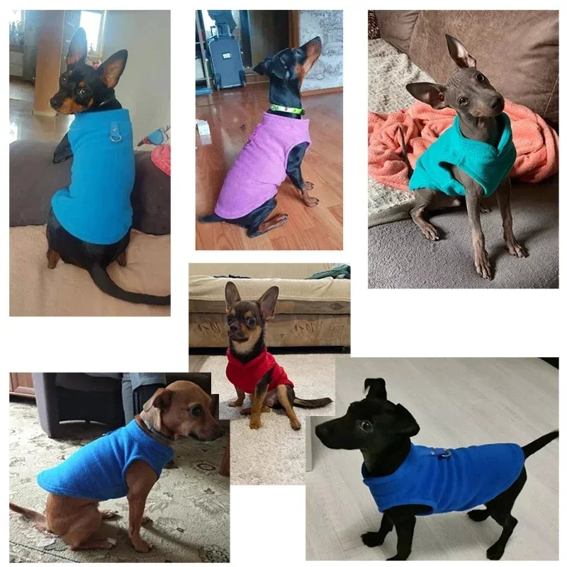 Warm Fleece Dog Coat | Cozy and Stylish Pet Apparel