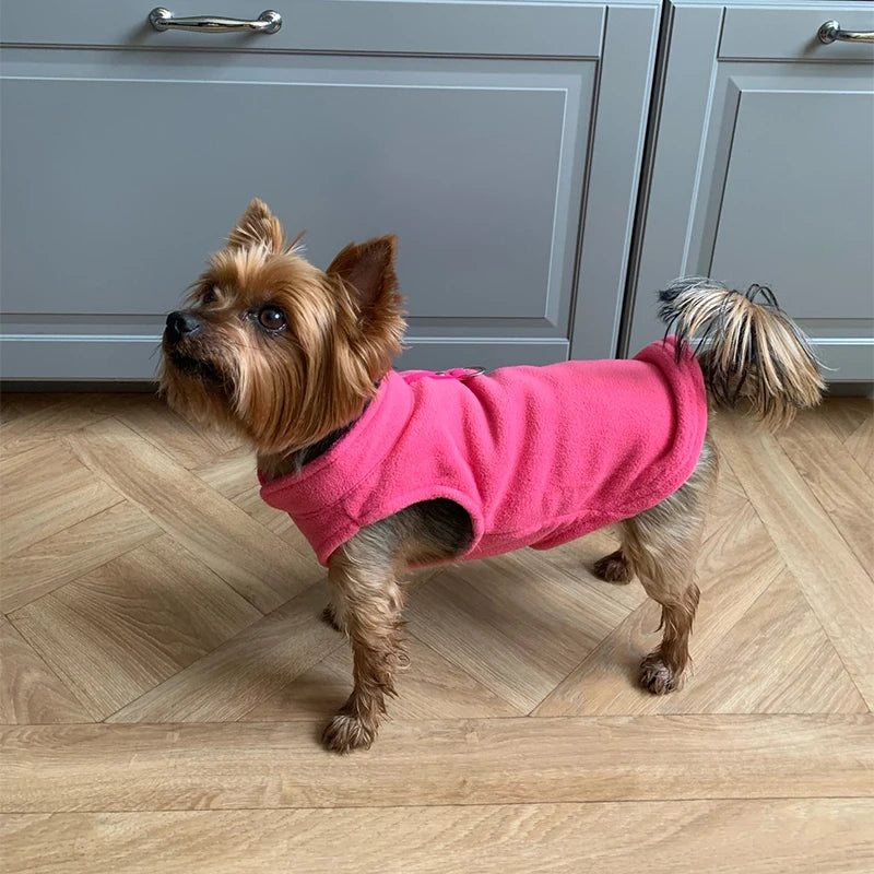 Warm Fleece Dog Coat | Cozy and Stylish Pet Apparel