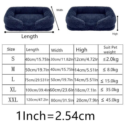 Luxury Winter Warm Large Dog Sofa Bed Dog | By Coco Ban - My Store