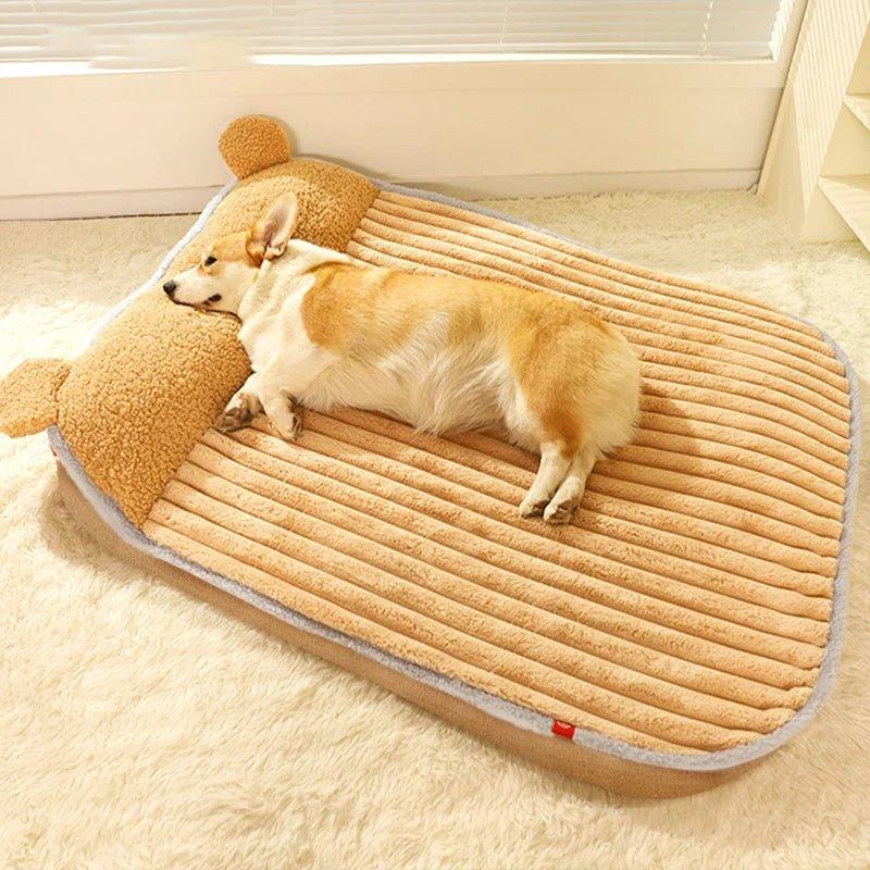 Winter Warmer Calming Dog Bed for Large Breeds | By Coco Ban - My Store